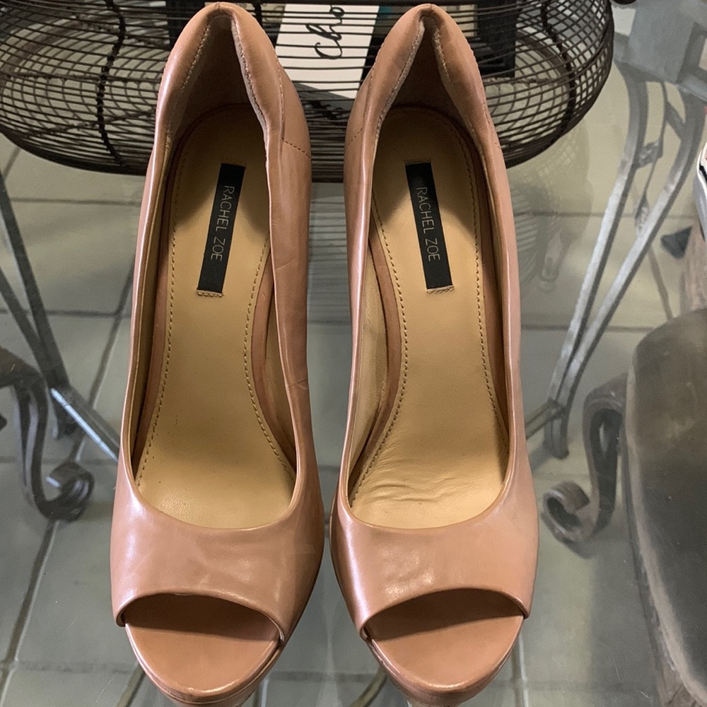Rachel Zoe Tan Elegant Heels for Formal Occasions